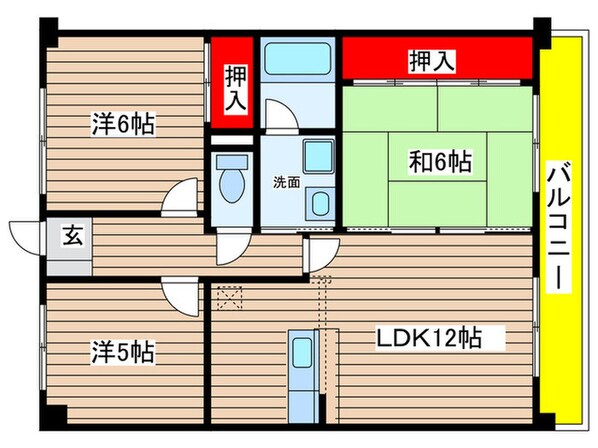 シャンポール葵の物件間取画像